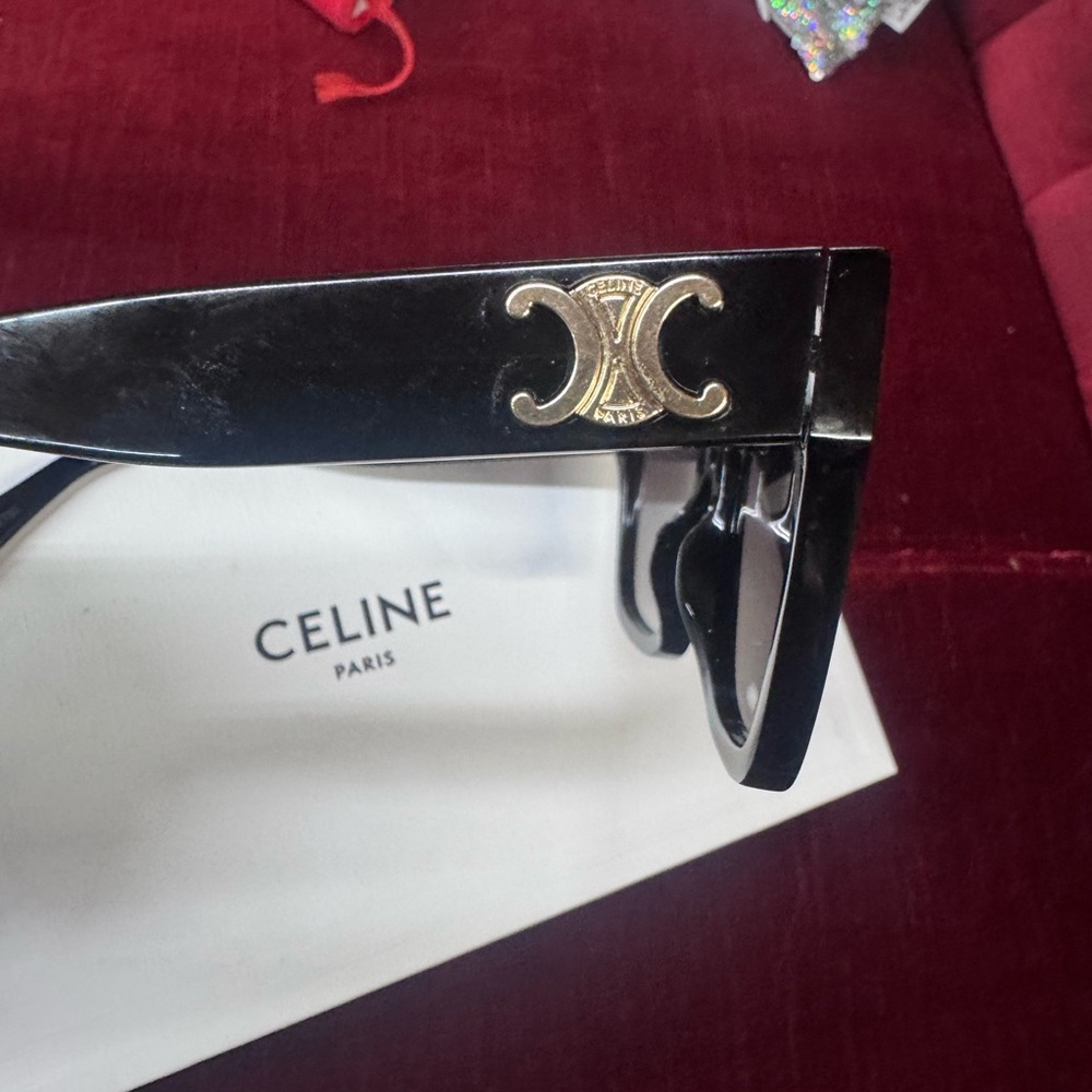 Celine Black Triomphe 55mm Sunglasses - Picture 10 of 13